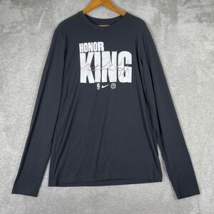 Nike NBA Martin Luther King Jr Honor King Shirt Mens Medium Tall  Long Sleeve